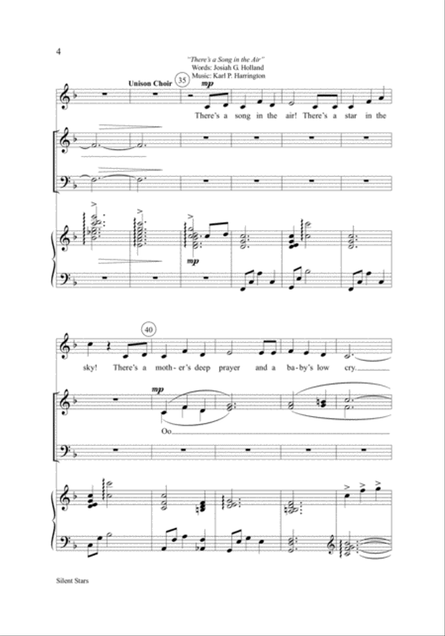 Silent Stars 4-Part scores gallery preview page 4
