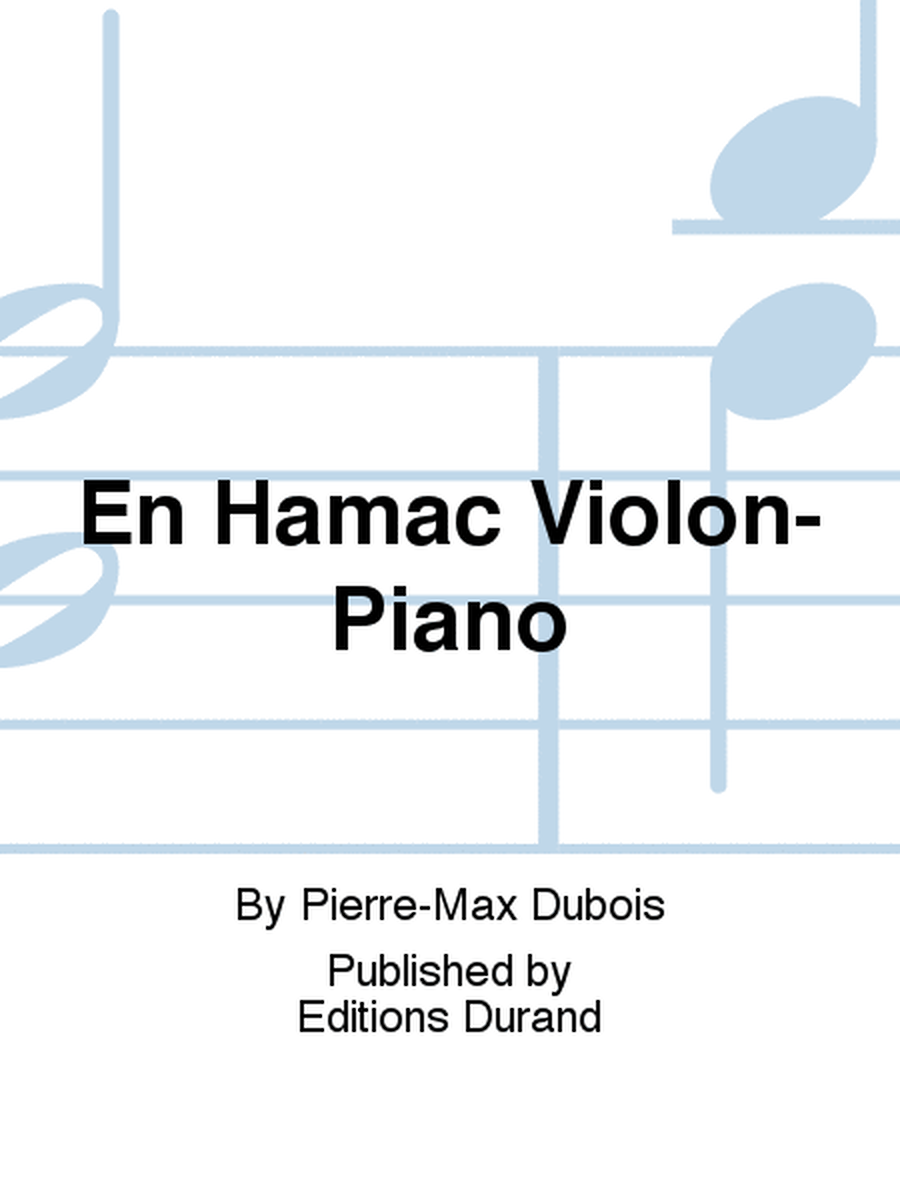 En Hamac Violon-Piano