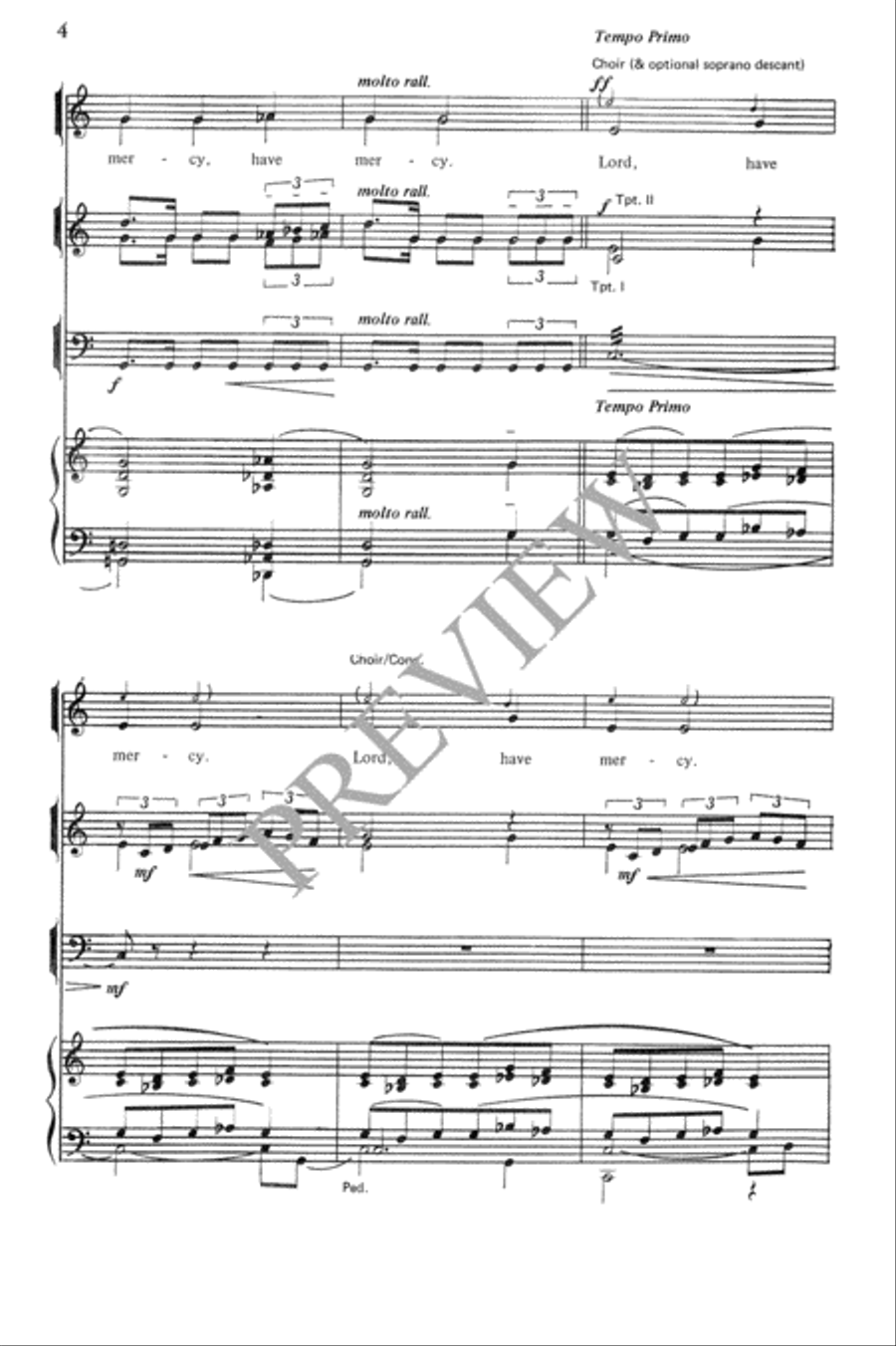 Festive Mass Festive Mass Unison Choir scores gallery preview page 5