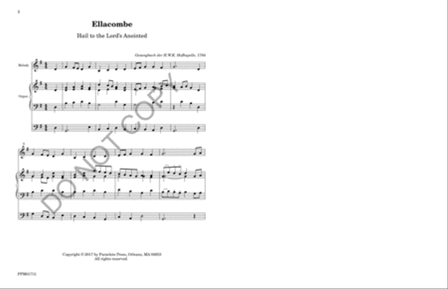 Twenty-five Organ Accompniments for Unison Hymn Singing Unison Choir scores gallery preview page 5