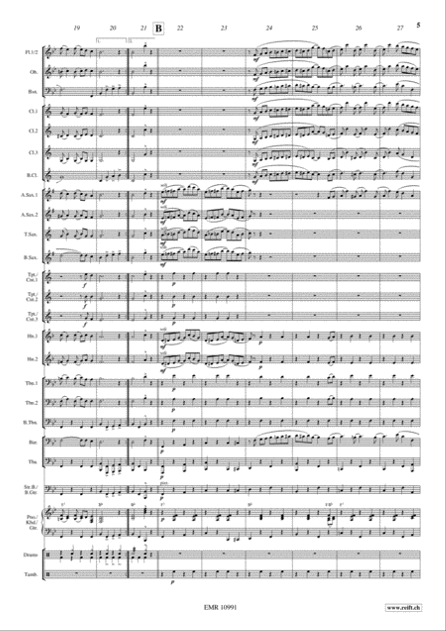 Easy Winners Concert Band scores gallery preview page 6