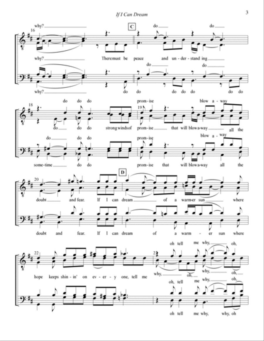 If I Can Dream TTBB scores gallery preview page 3