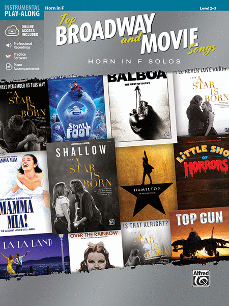 Top Broadway and Movie Songs Instrumental Solos (Horn in F)