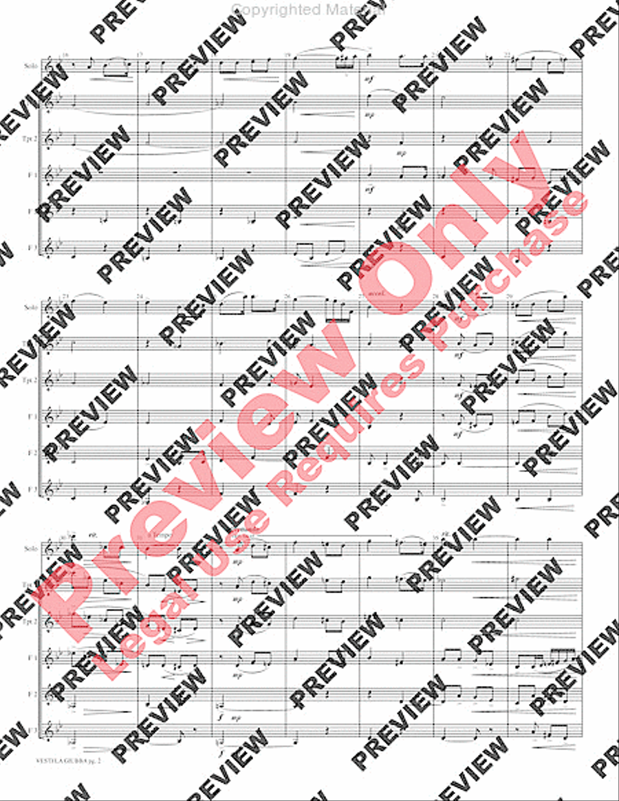 Vesti La Giubba (from I Pagliacci) Small Ensemble scores gallery preview page 4