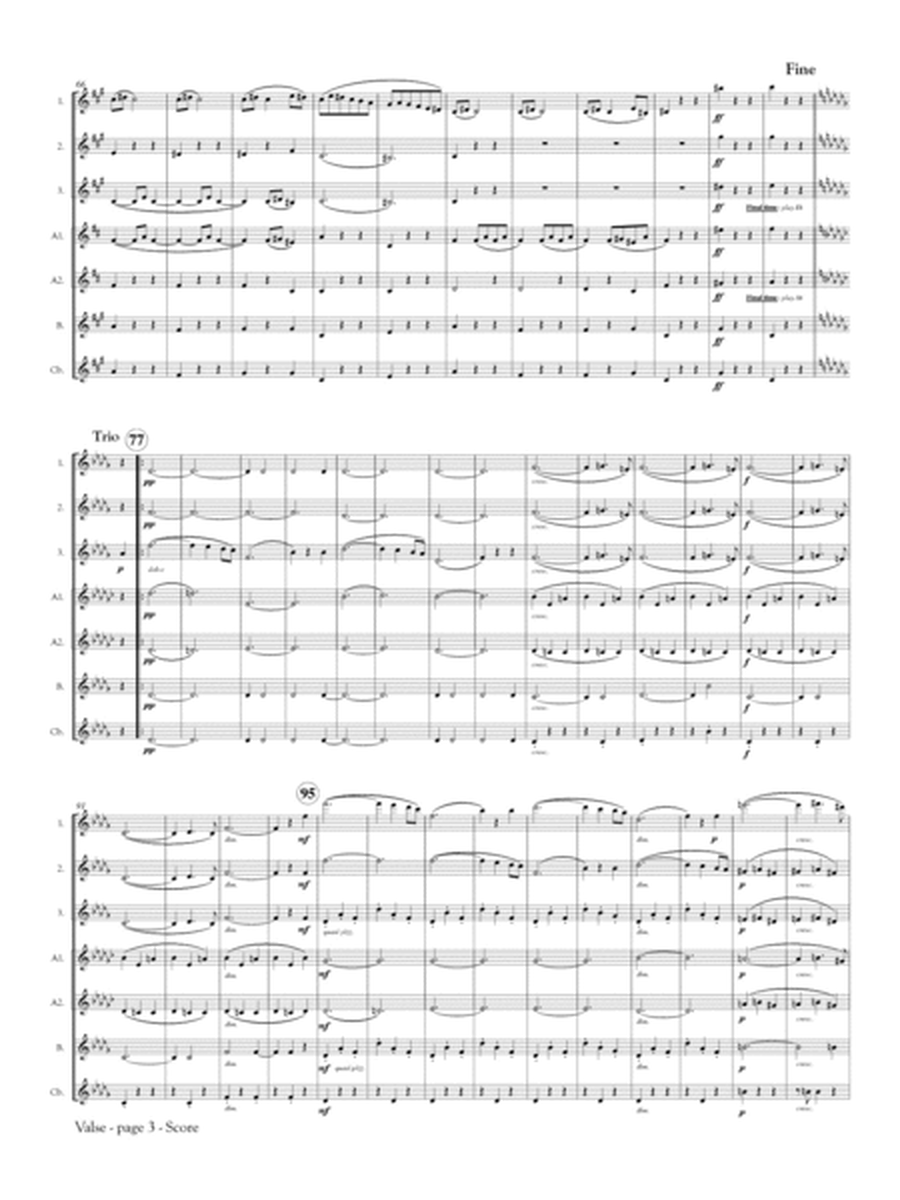Valse from Serenade for Strings for Flute Orchestra