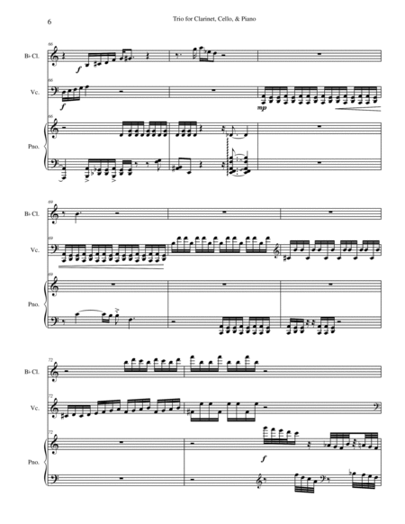 Trio for Clarinet, Cello, and Piano image number null