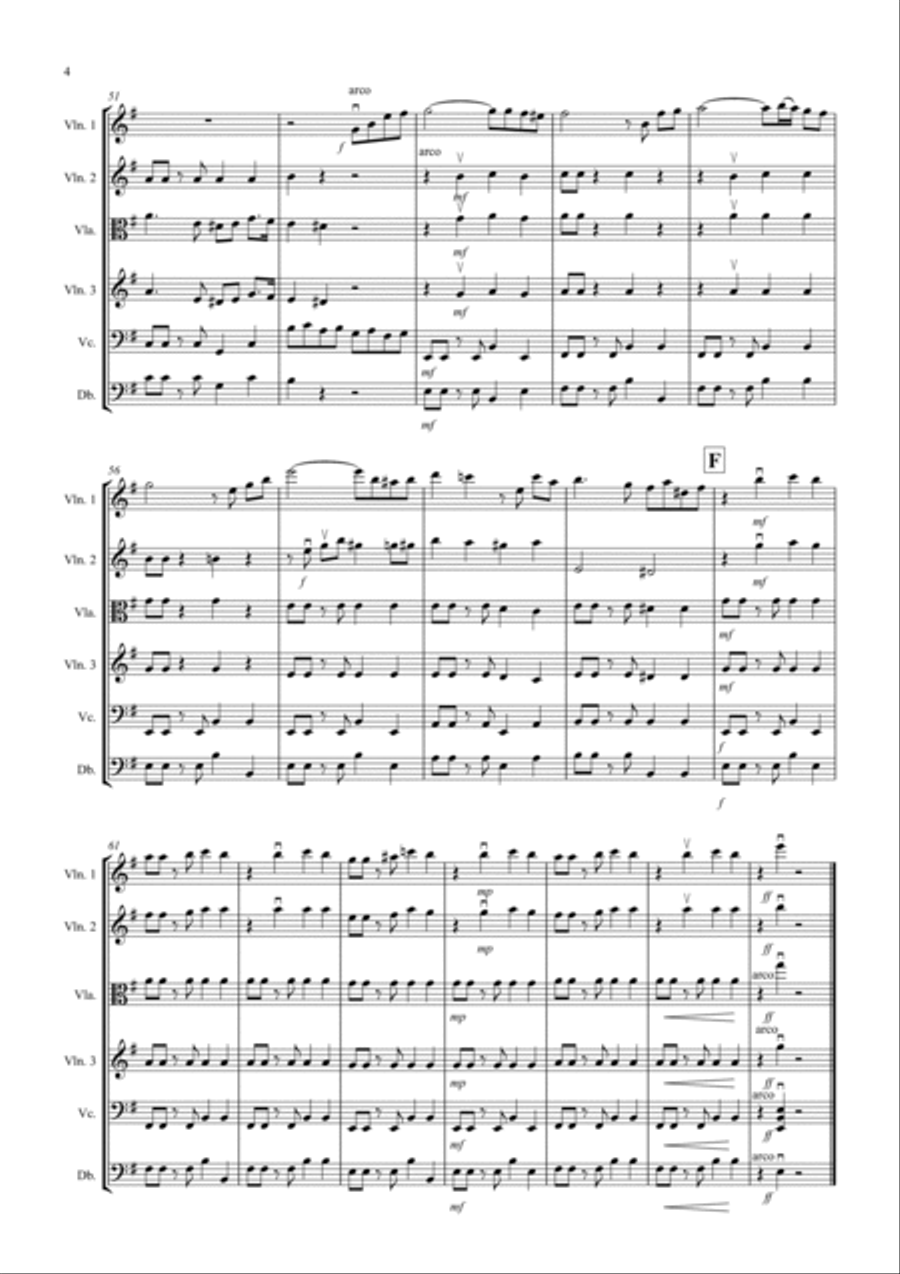 Tasty Tango for String Orchestra String Orchestra scores gallery preview page 4