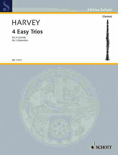 Paul Harvey : 4 Easy Trios for 3 Clarinets