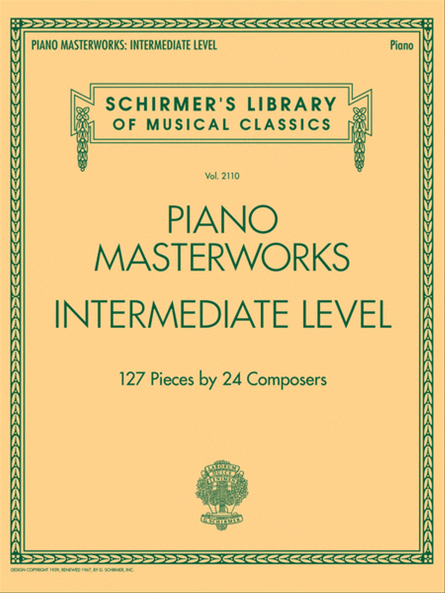 Piano Masterworks - Intermediate Level