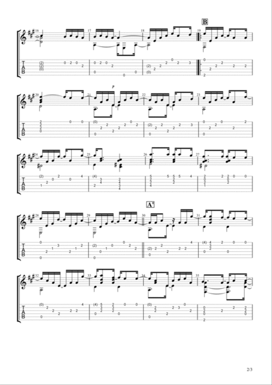 Those Sweet Words Electric Guitar scores gallery preview page 2