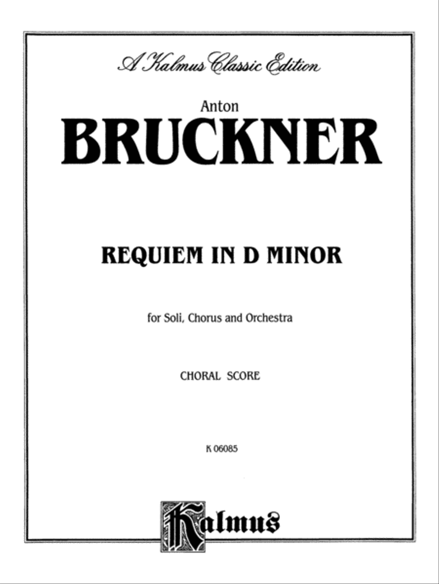 Requiem in D Minor 4-Part scores gallery preview page 2