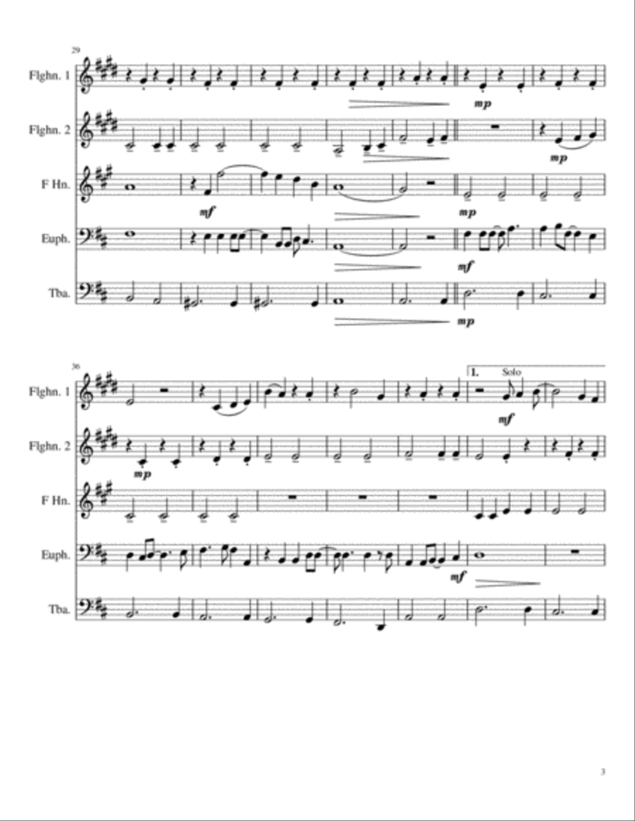 Streets Of London Brass Ensemble scores gallery preview page 3