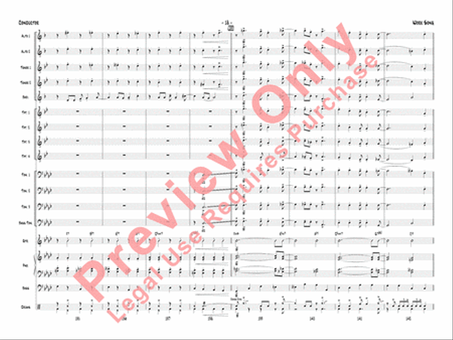 Work Song Jazz Ensemble scores gallery preview page 21