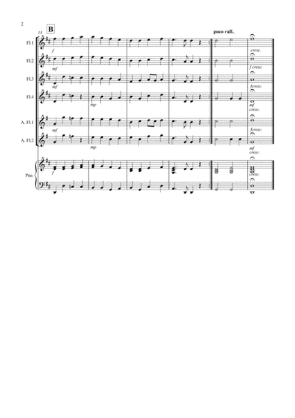 Ode To Joy for Flute Quartet image number null