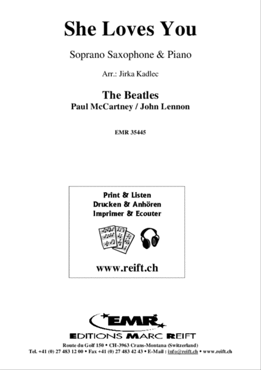 She Loves You Soprano Saxophone scores gallery preview page 2