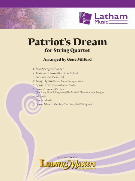 Patriot's Dream for String Quartet image number null