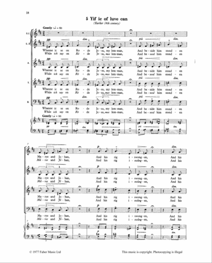 Sacred and Profane Sacred and Profane 4-Part scores gallery preview page 4