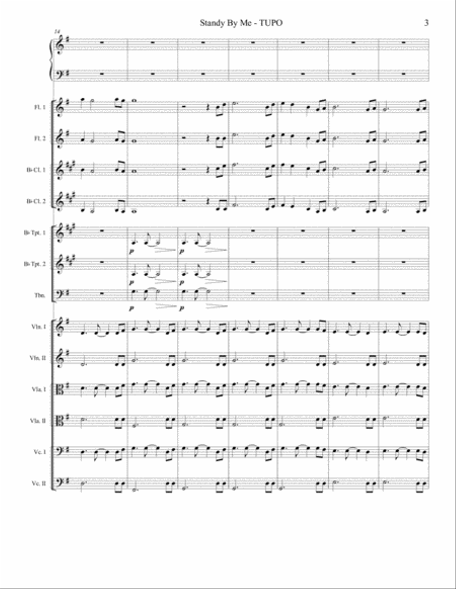 Stand By Me Stand By Me Large Ensemble scores gallery preview page 3