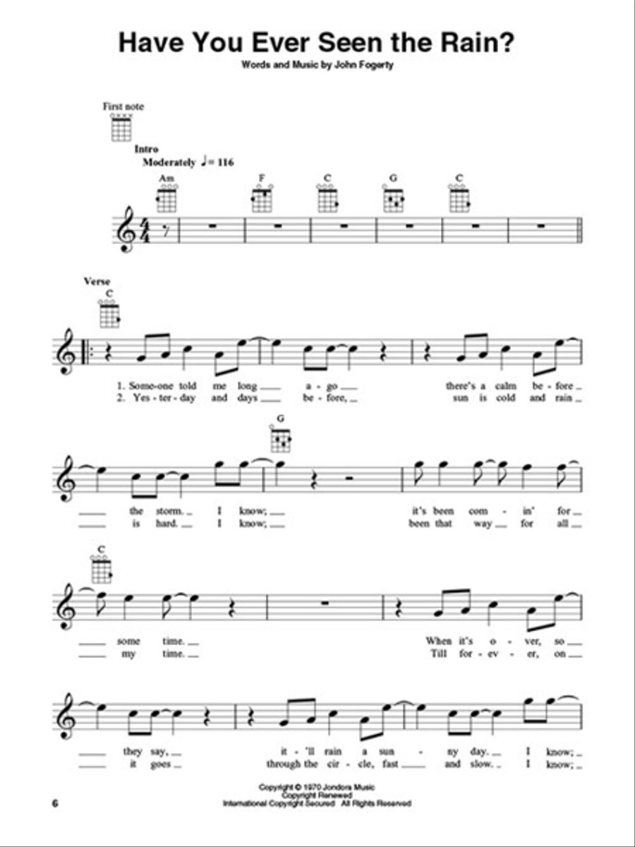 Songs for Beginners Ukulele scores gallery preview page 4