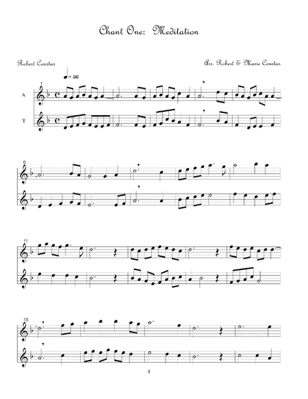 Chants and Reflections for Recorder
