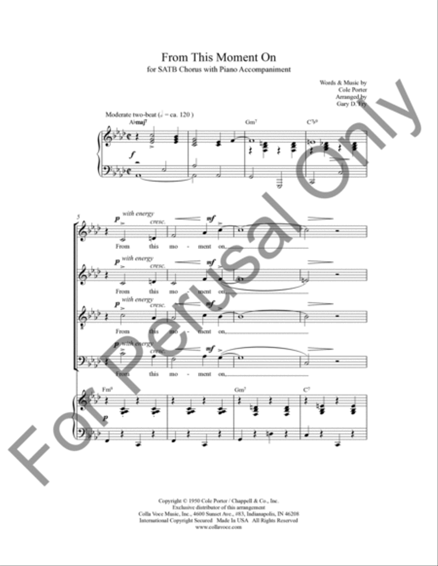 From This Moment On From This Moment On 4-Part scores gallery preview page 2