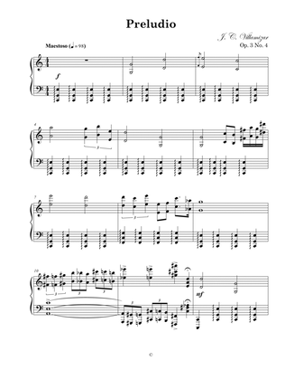 Preludio Op. 3, No. 4