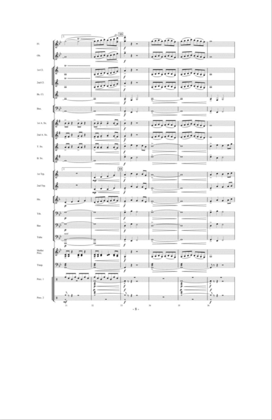 Legend of the Queen Anne's Revenge Concert Band scores gallery preview page 7