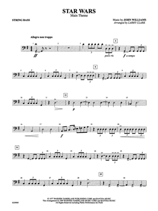 Star Wars (Main Theme): String Bass