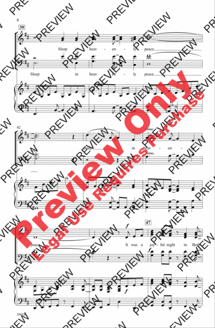 A Joyful Night - SoundTrax CD (CD only) Choir scores gallery preview page 6