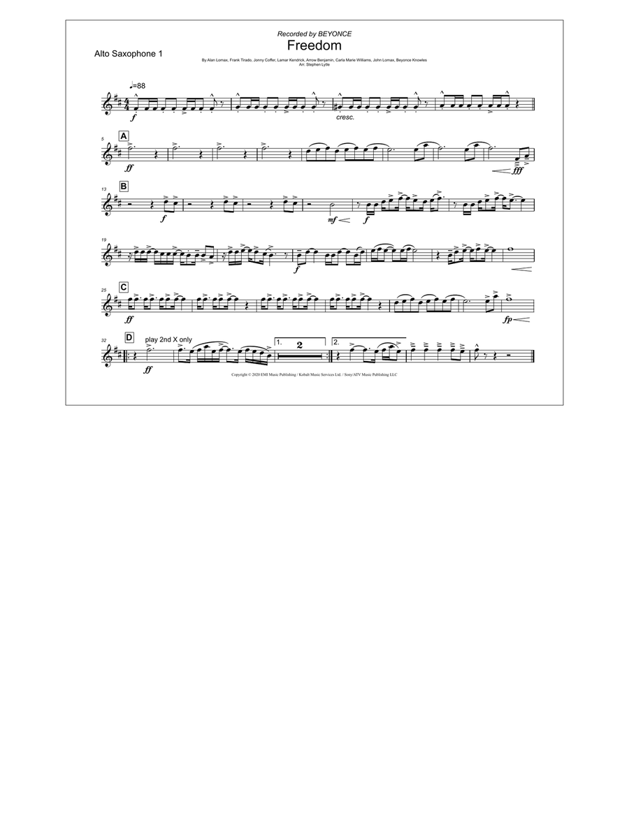 Freedom Marching Band scores gallery preview page 6