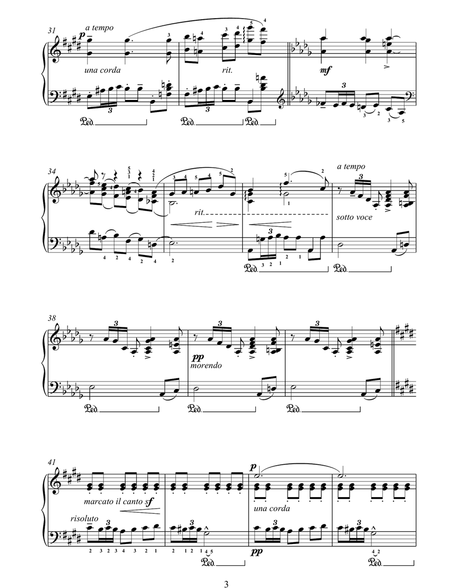 Serenata Espanola Serenata Espanola Piano Solo scores gallery preview page 3