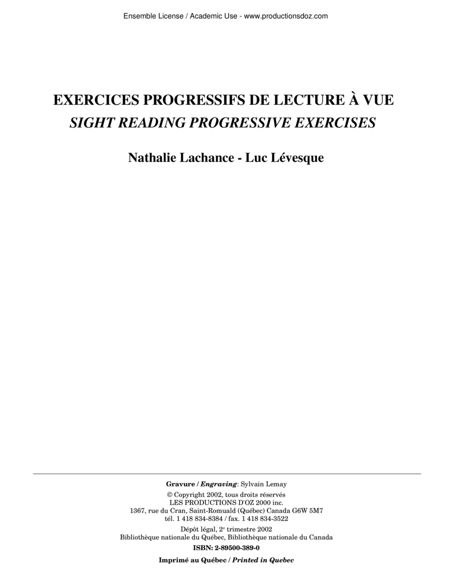 Exercices progressifs de lecture à vue Classical Guitar scores gallery preview page 1