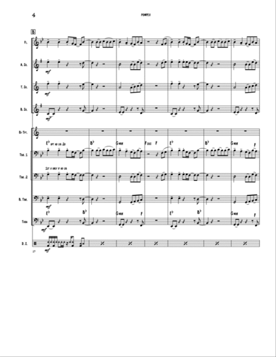 Pompeii Large Ensemble scores gallery preview page 4