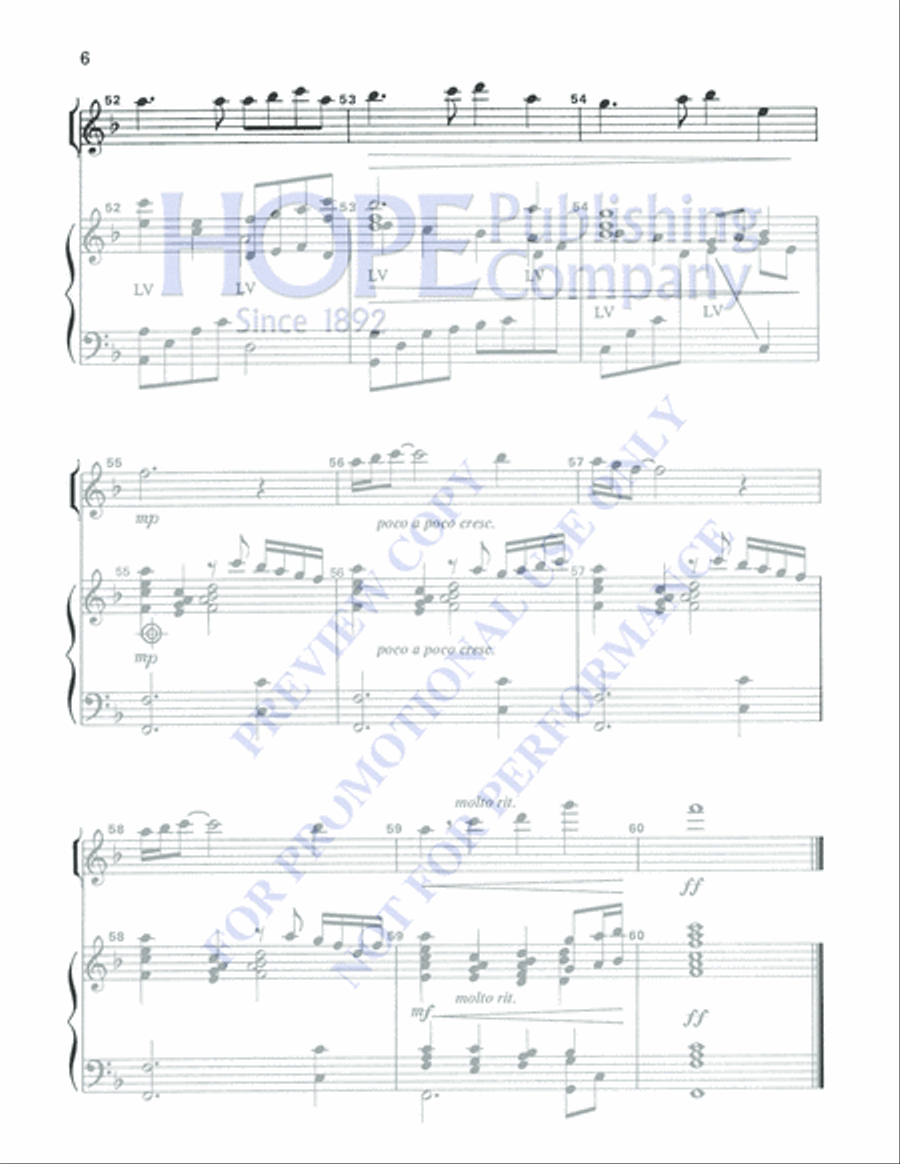 Christ Is Lord, Praise His Name 3-Octaves scores gallery preview page 6