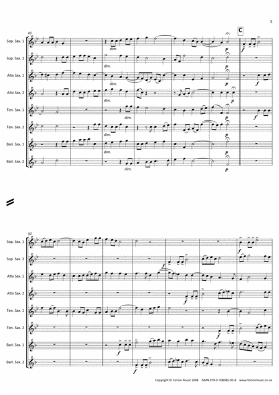 O Clap Your Hands O Clap Your Hands Chamber Music scores gallery preview page 5