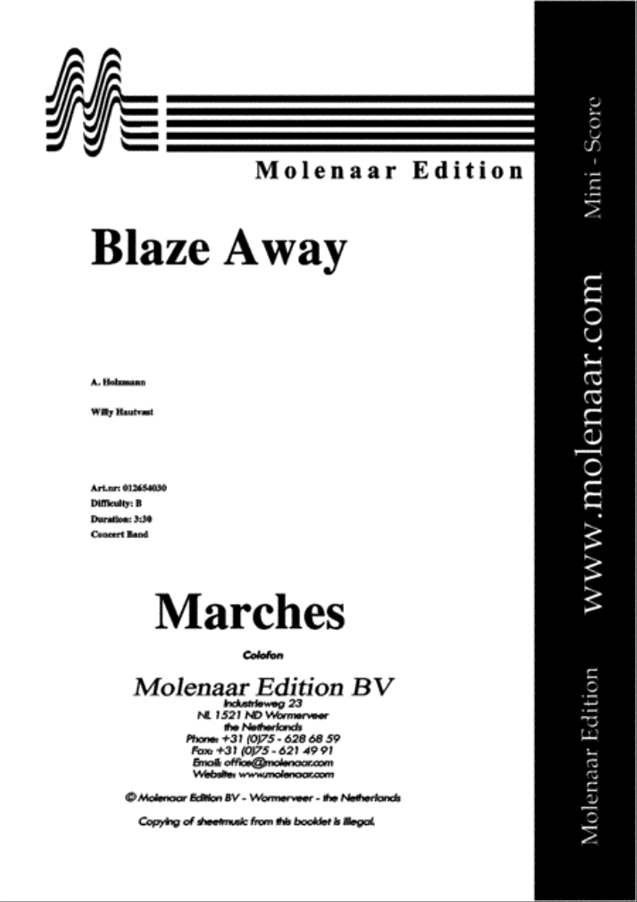 Blaze Away Blaze Away Concert Band scores gallery preview page 2