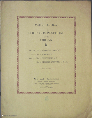 Book cover for Carillon (from four compositions for the Organ)