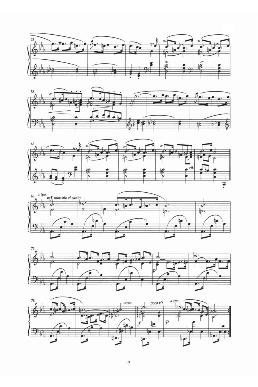 Mazurka In Do Menor Piano Solo scores gallery preview page 3