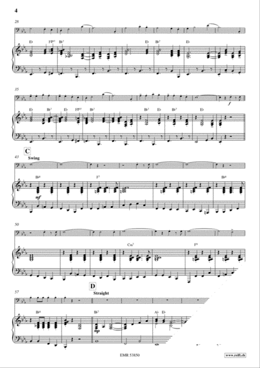 Karntner Liedermarsch Bass Trombone scores gallery preview page 5
