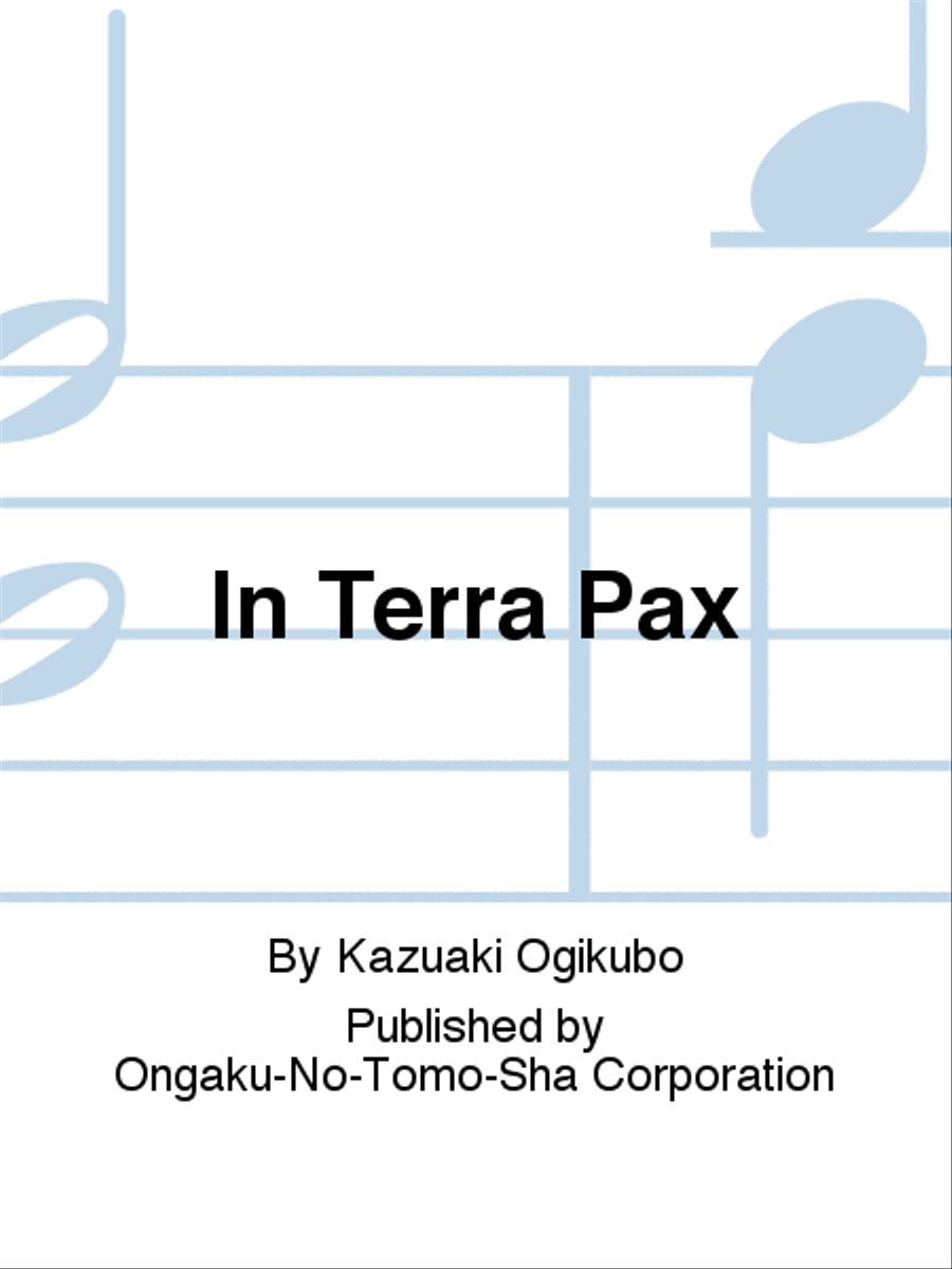 In Terra Pax In Terra Pax 4-Part scores gallery preview page 1