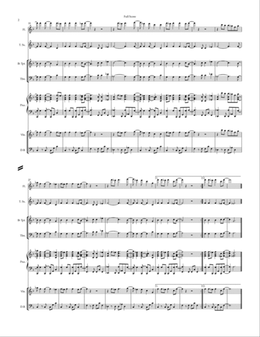 Happy Happy Large Ensemble scores gallery preview page 2