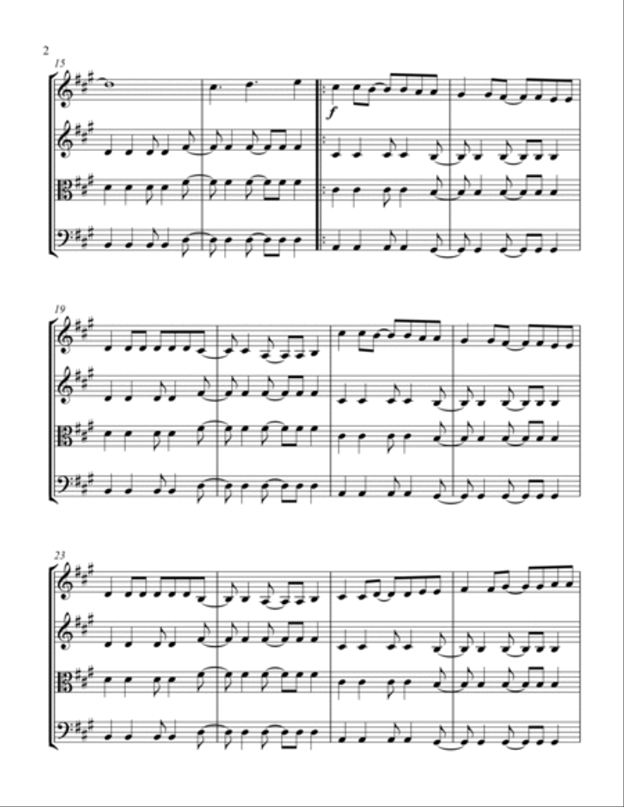 Just Like Heaven String Trio scores gallery preview page 2