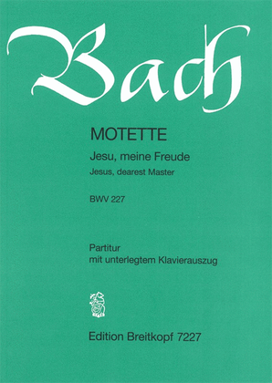 Book cover for Jesus, dearest Master BWV 227