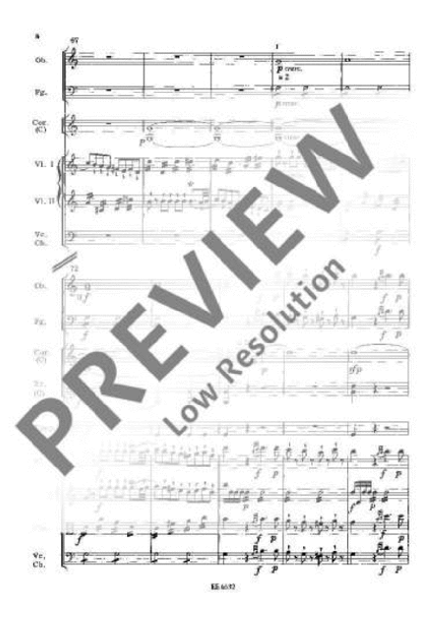Symphony No. 34 C major Orchestra scores gallery preview page 19