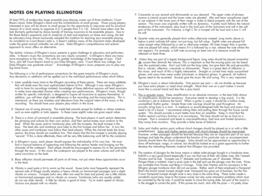 Black and Tan Fantasy: Score Jazz Ensemble scores gallery preview page 2