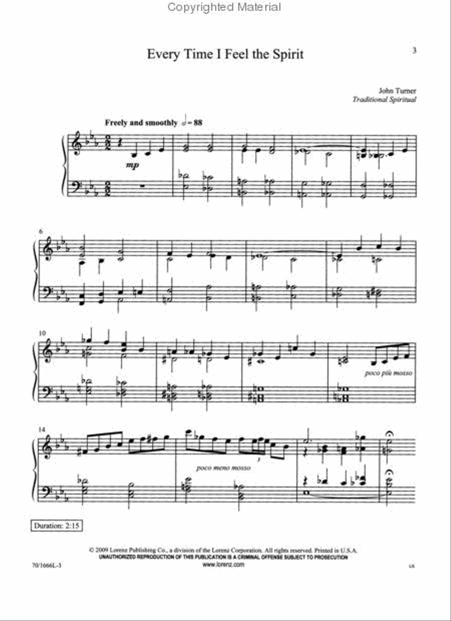 A Gift of Gospel A Gift of Gospel Piano Solo scores gallery preview page 2