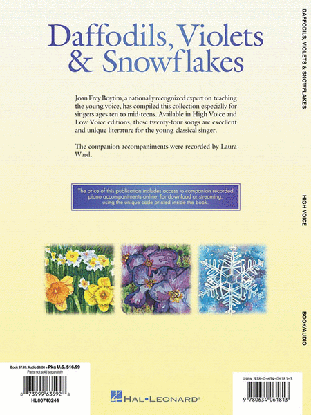 Daffodils, Violets and Snowflakes - High Voice image number null