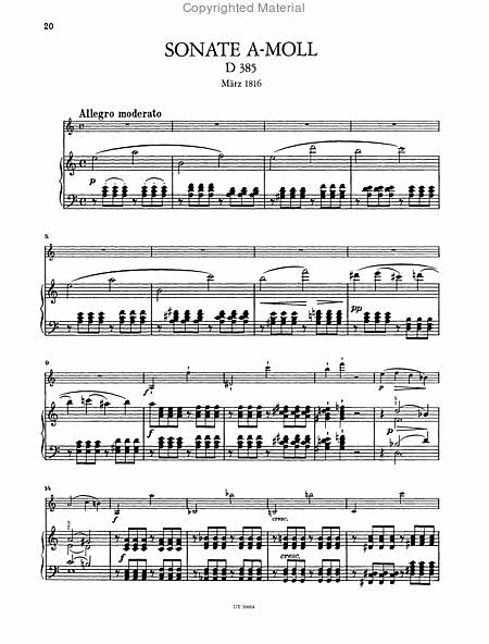 Sonatas for Piano and Violin