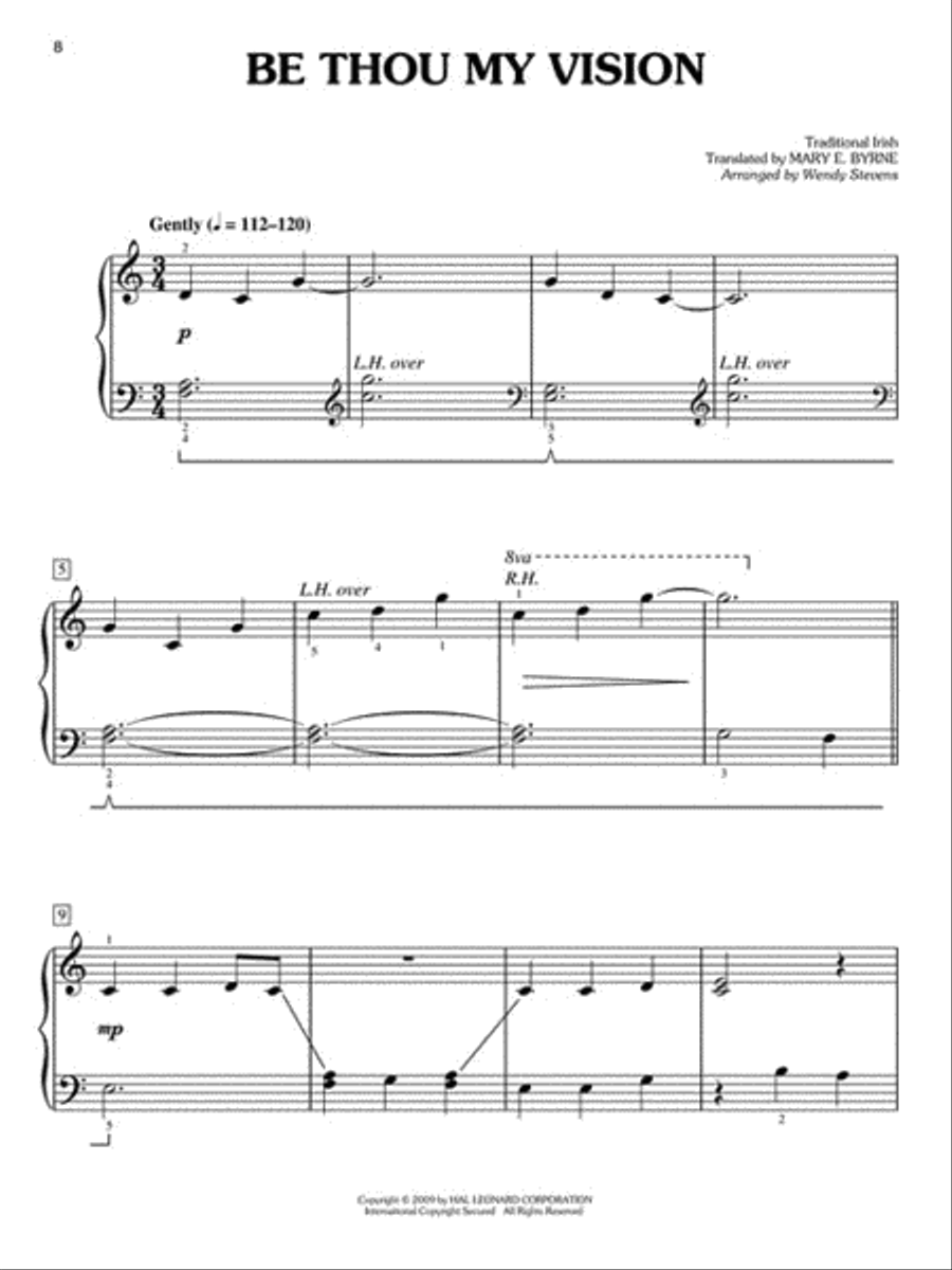 Easy Hymn Solos – Level 2 Easy Piano scores gallery preview page 4