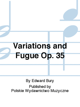 Book cover for Variations and Fugue Op. 35